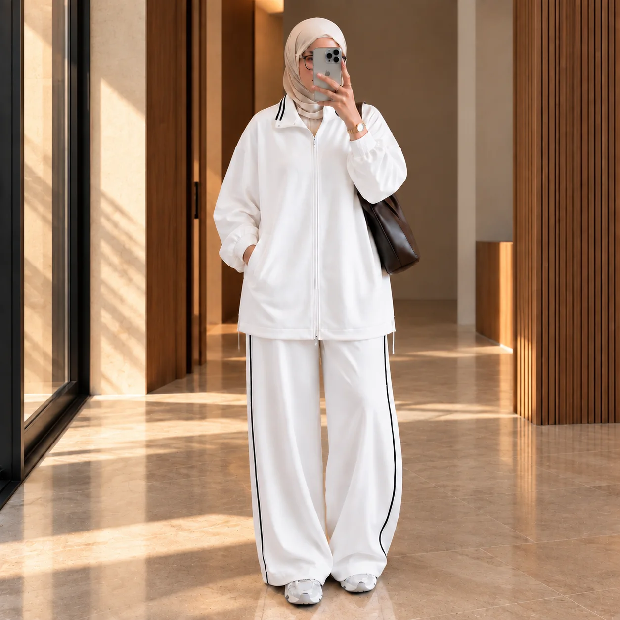 Survêtement Femme Oversize Modest – Pantalon Large