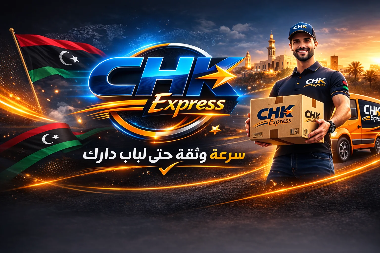 خدمة توصيل سريعة وموثوقة