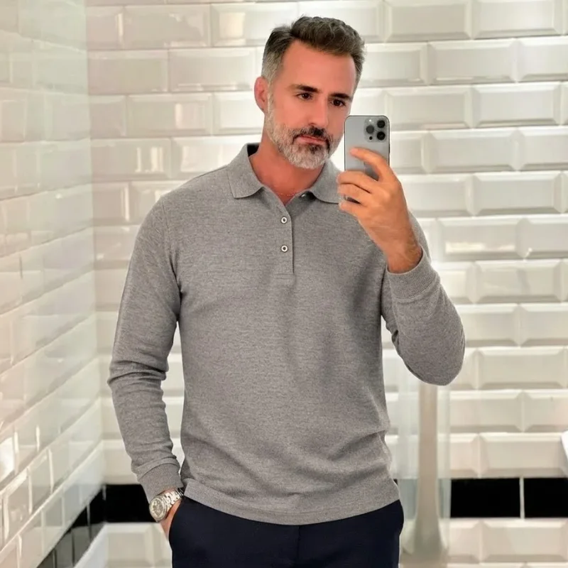 Nouvelle collection Pull polo avec manche