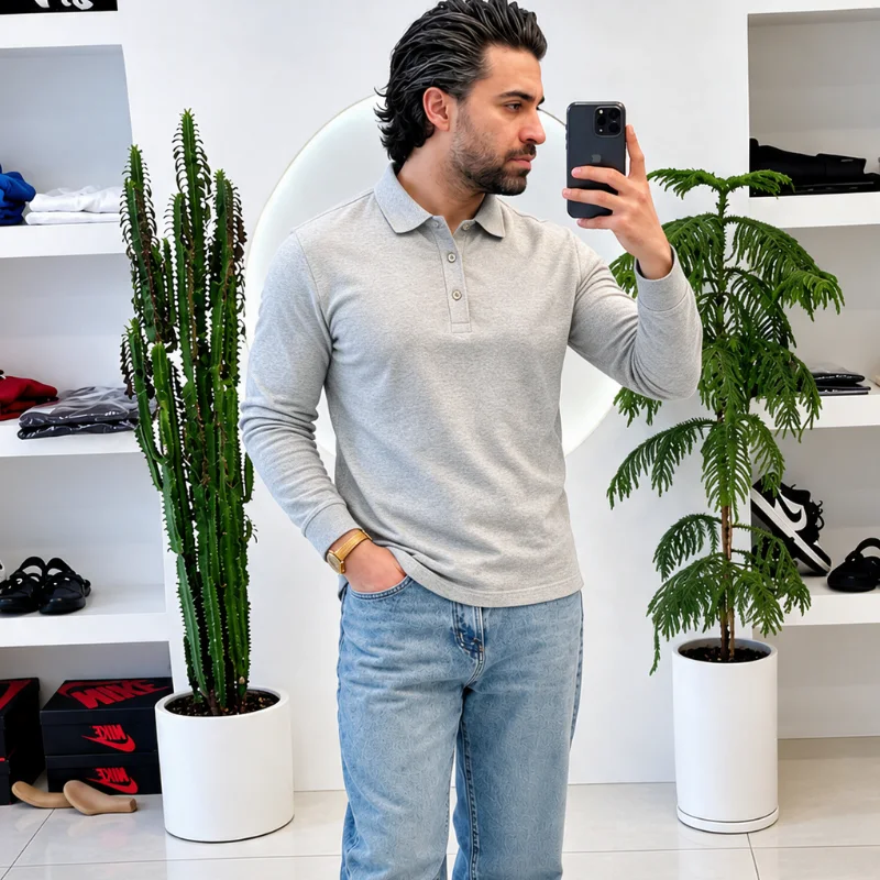 Nouvelle collection polo avec manche sport et chic  🔥