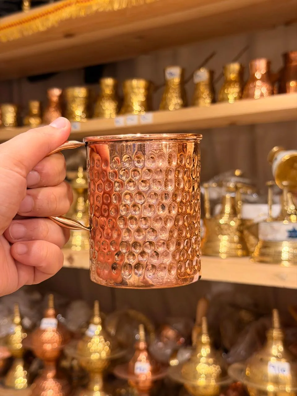 كوز مياه صغير نحاس احمر (جمله)