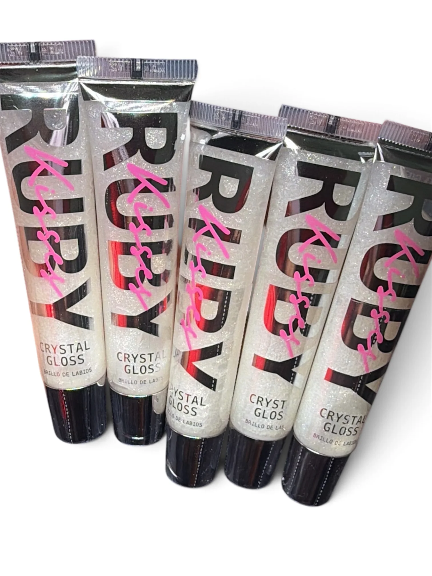 Ruby Kisses Crystal Gloss - Diamonds N Pearclear