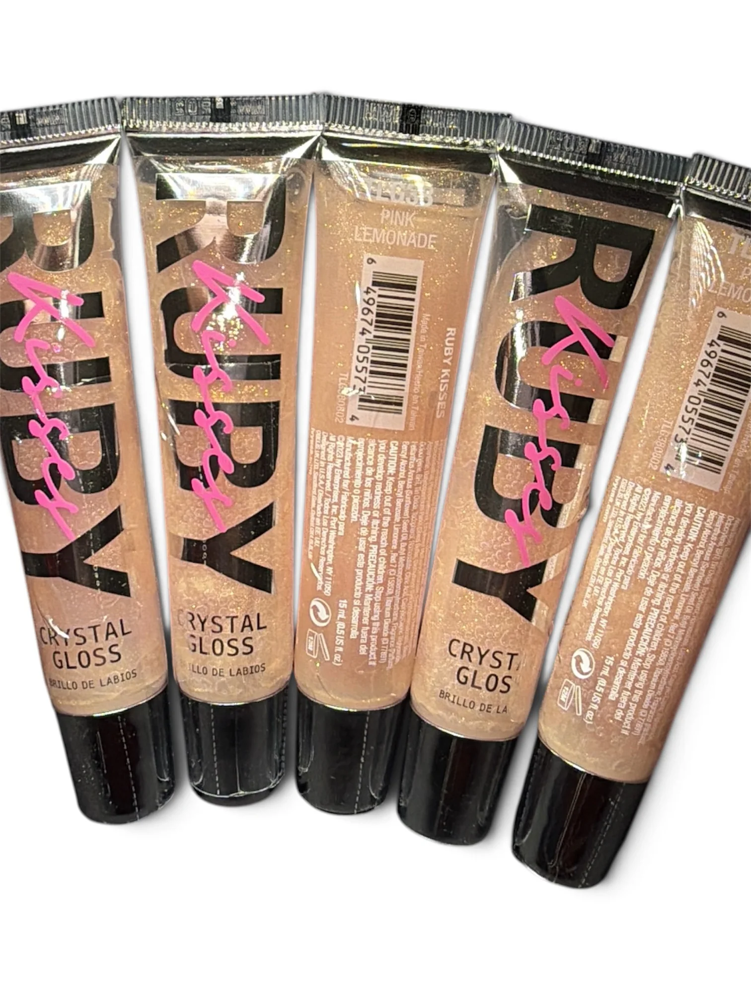 Ruby Kisses Crystal Gloss - Pink Lemonade 2.0