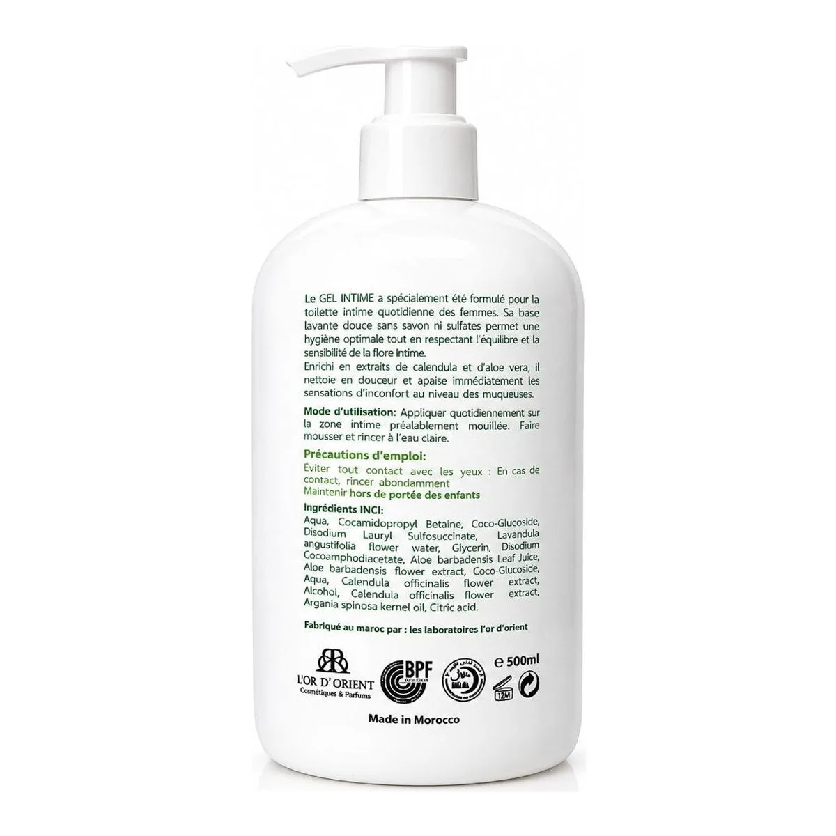 Gel lavant intime &agrave; l'aloe vera (2/2)