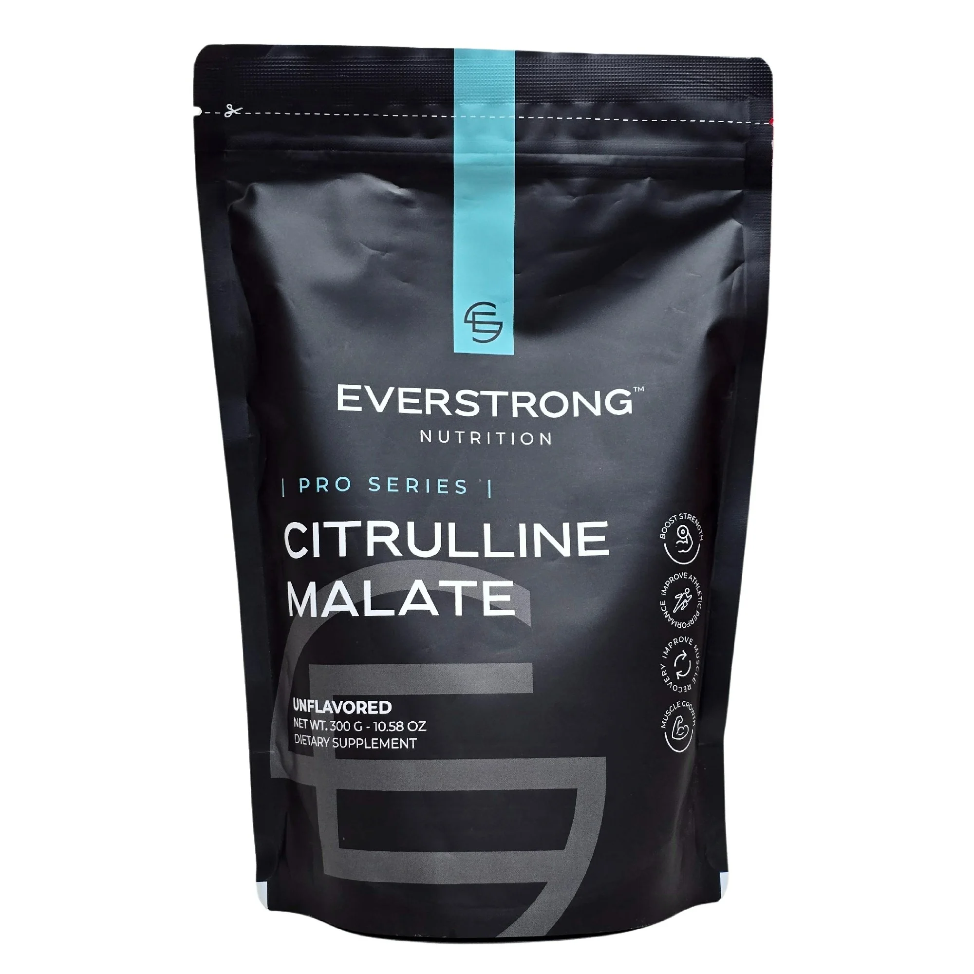 Everstrong Nutrition Citrulline Malate 300g (100 Servings) - Sans Aromes