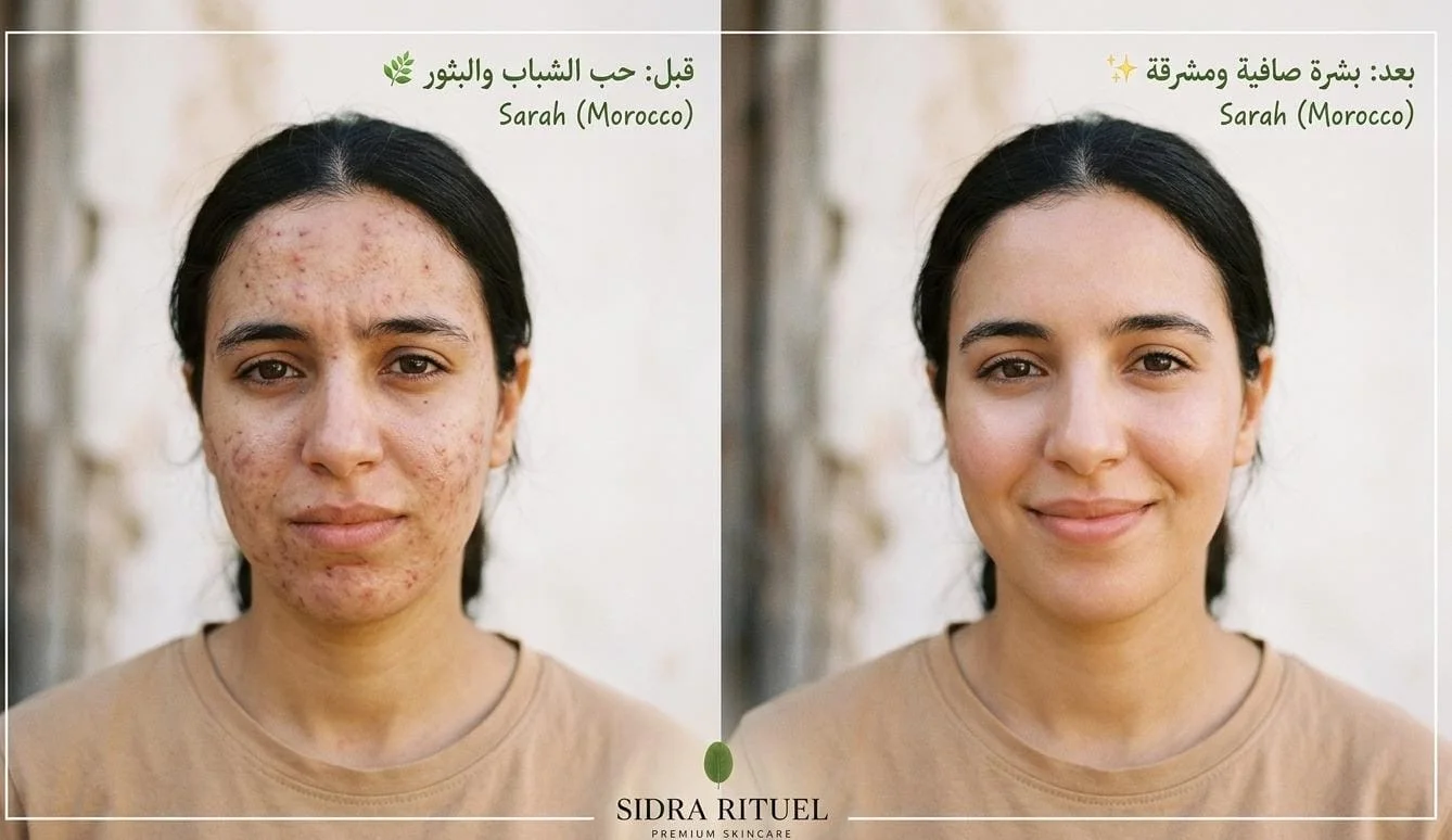 منتج SIDRA RITUEL كايعطيك نضارة وإشراقة فورية، كاينقي البشرة من التصبغات والشوائب، وبدون أي مواد كيماوية.