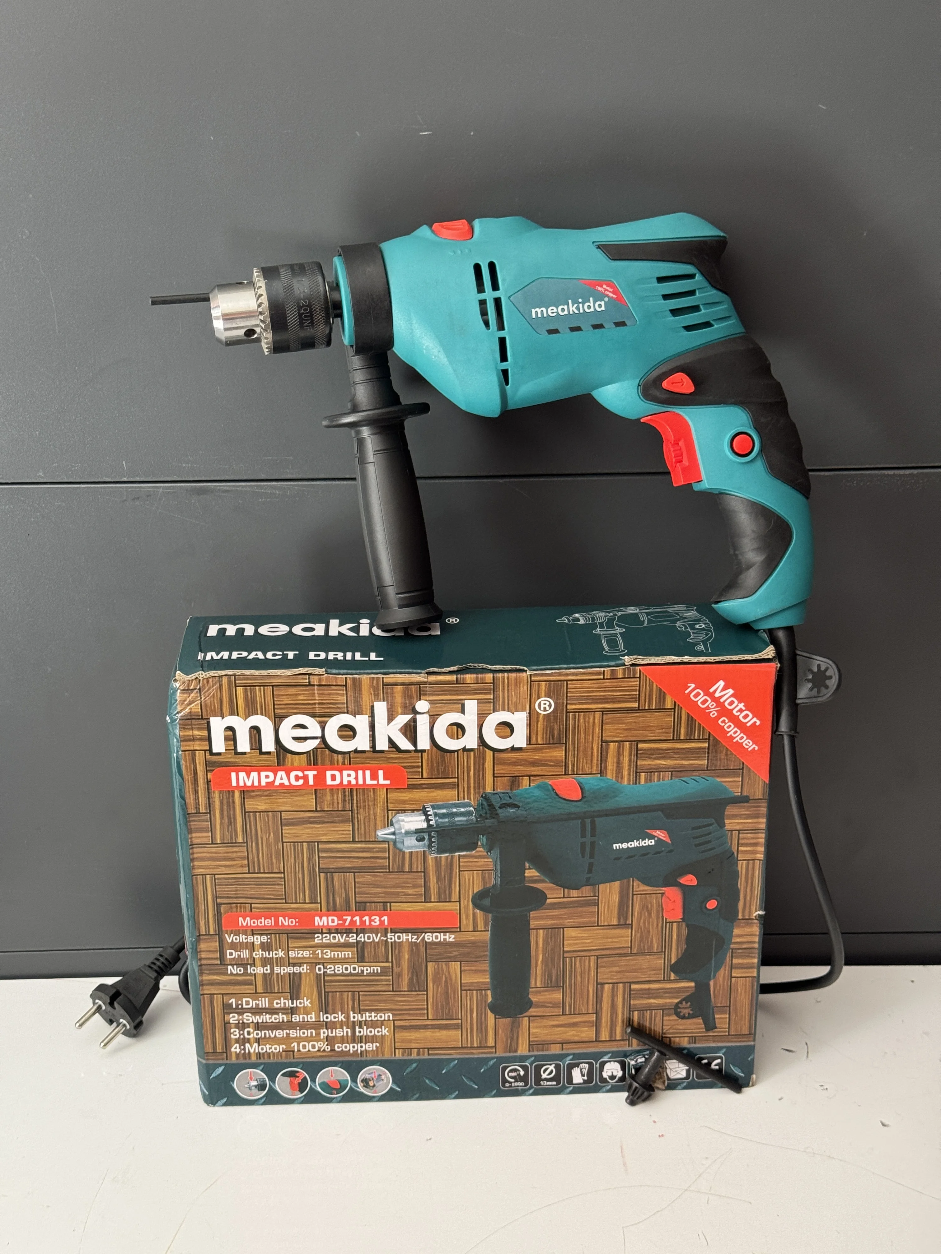 PERCEUSE 880W MEAKIDA + 4 MECHE