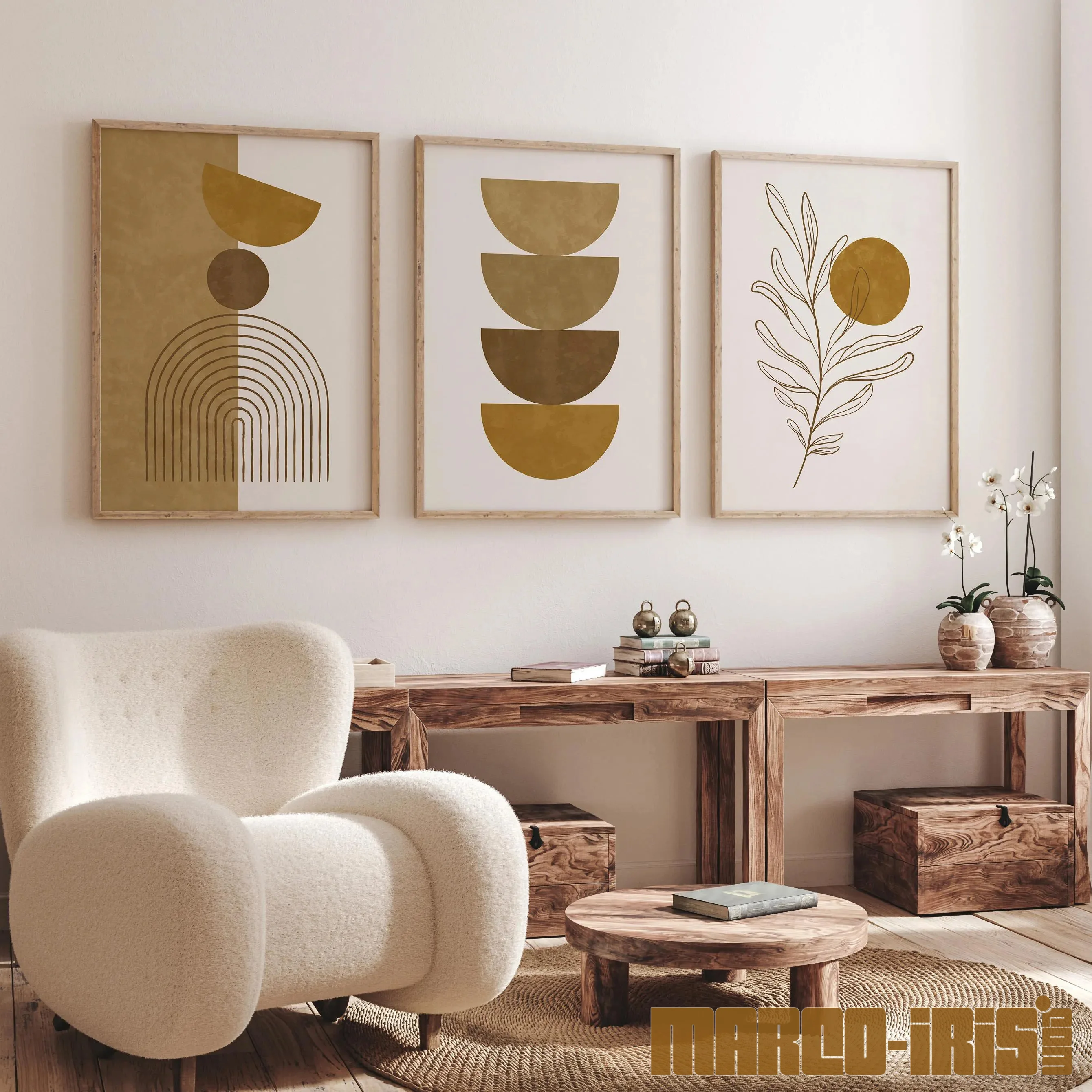 SAGE BROWN BOHO SET