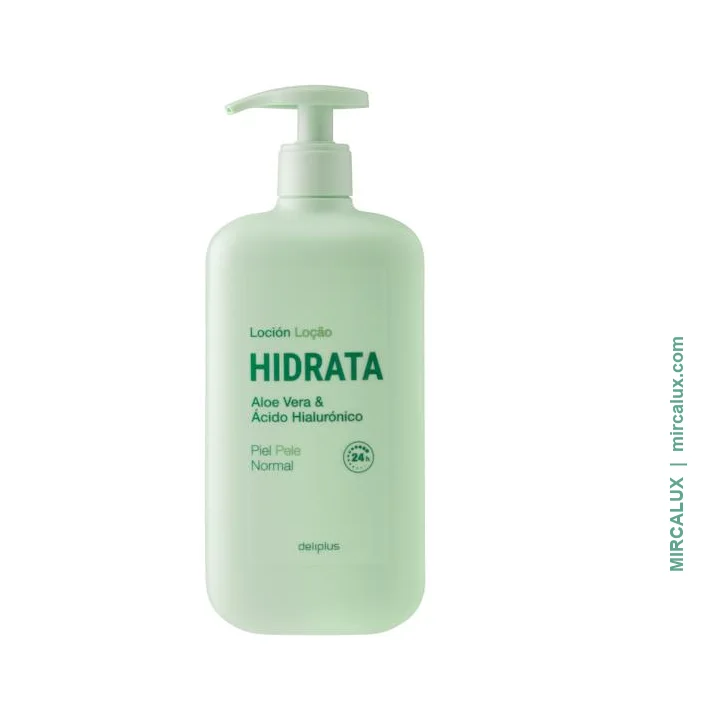 Lotion corporelle Hidrata Deliplus — aloe vera et acide hyaluronique — 600 g