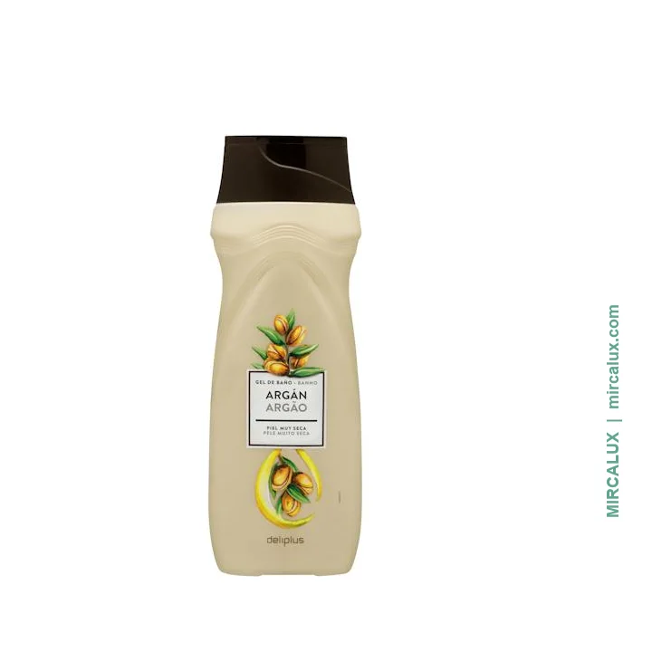 Gel douche à l’argan Deliplus — peaux très sèches — 500 ml