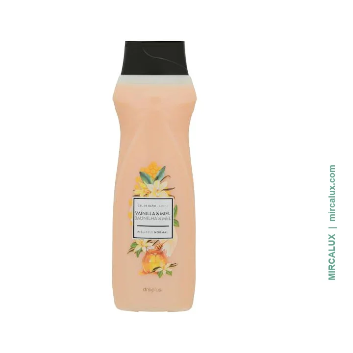 Gel douche vanille et miel Deliplus — peaux normales — 750 ml