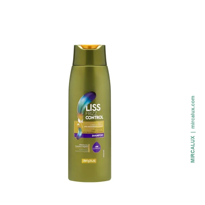Shampooing Liss Frizz Control Deliplus — cheveux rebelles — 400 ml