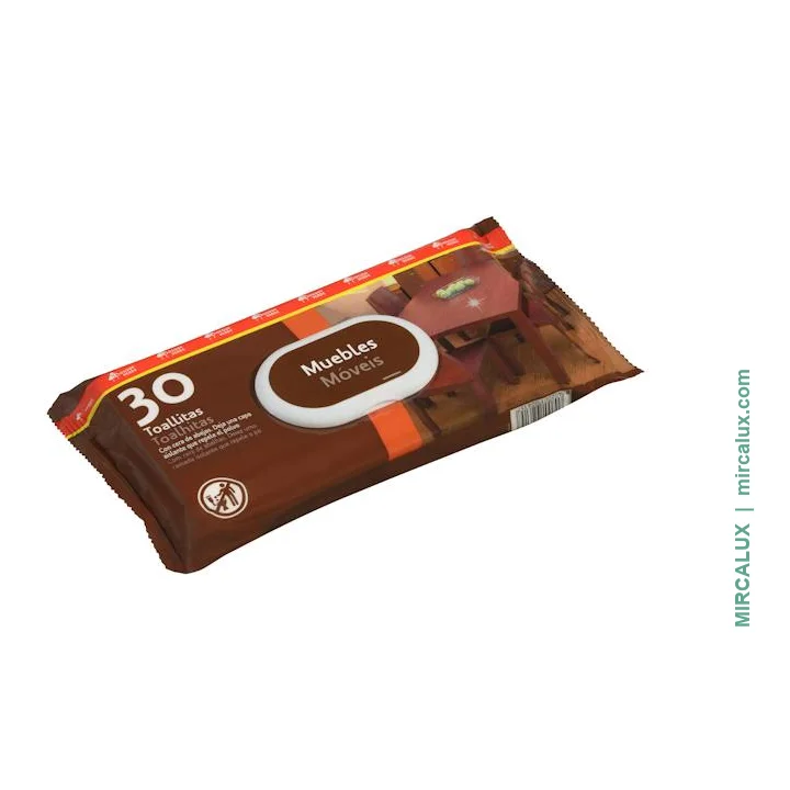 Lingettes nettoyantes meubles Bosque Verde — 30 unités