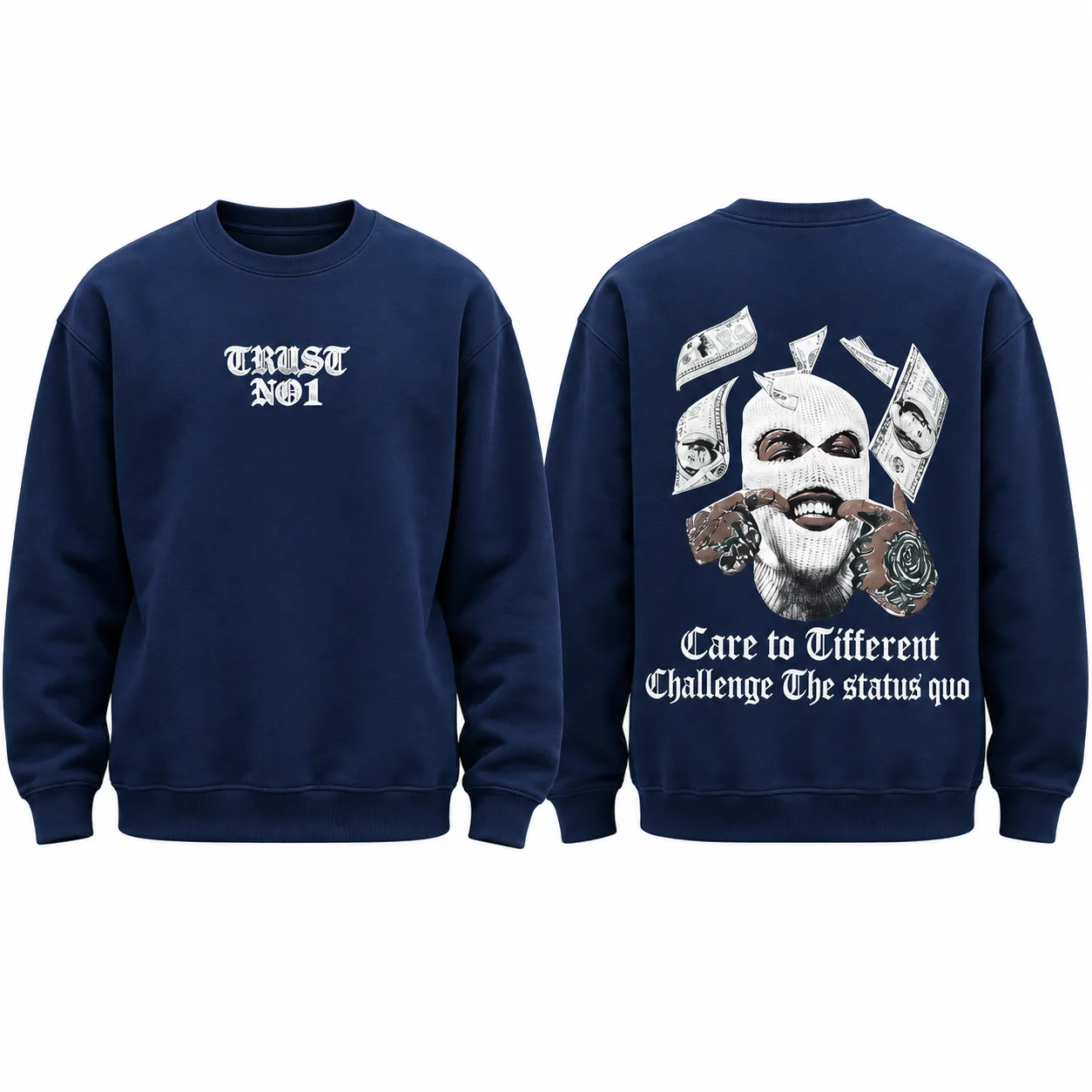 Sweat Oversize Bleu Marine
