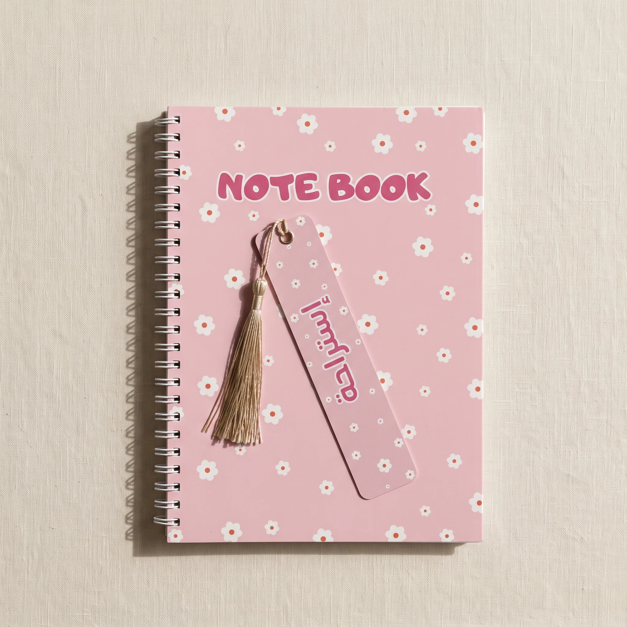 PINCKY note book + Bookmark