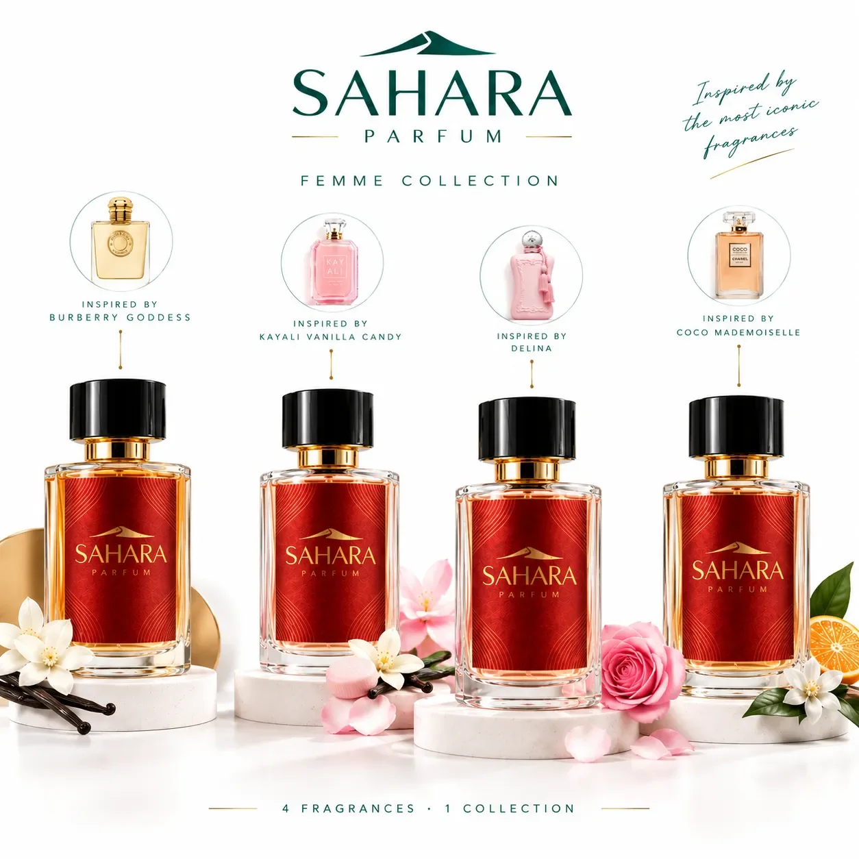 Sahara Signature Collection – 4 Fragrances