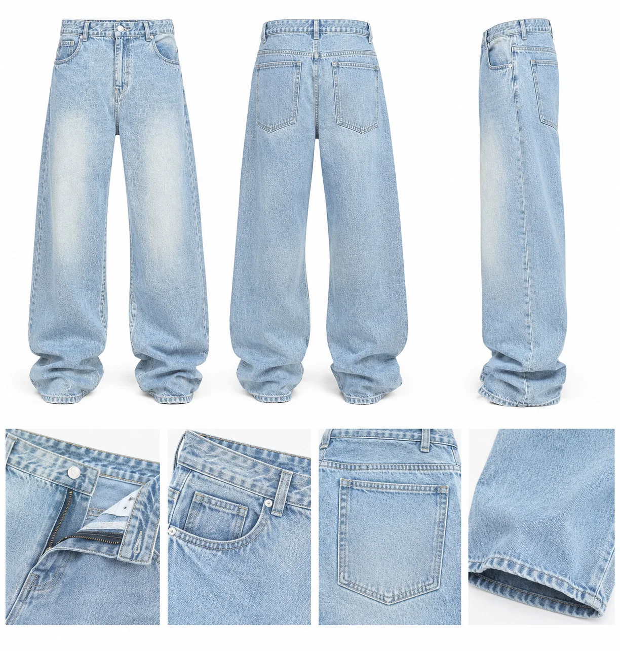 Baggy Jeans – Light Blue