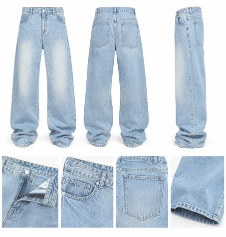Baggy Jeans – Light Blue