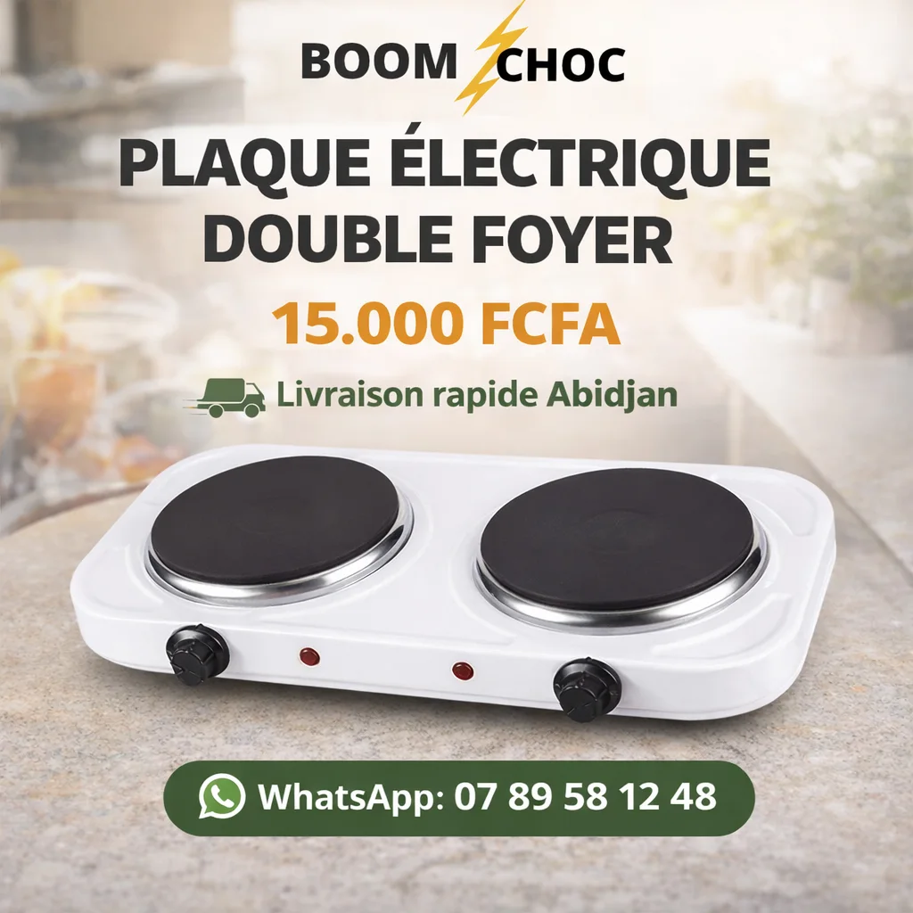 plaque double chauffante