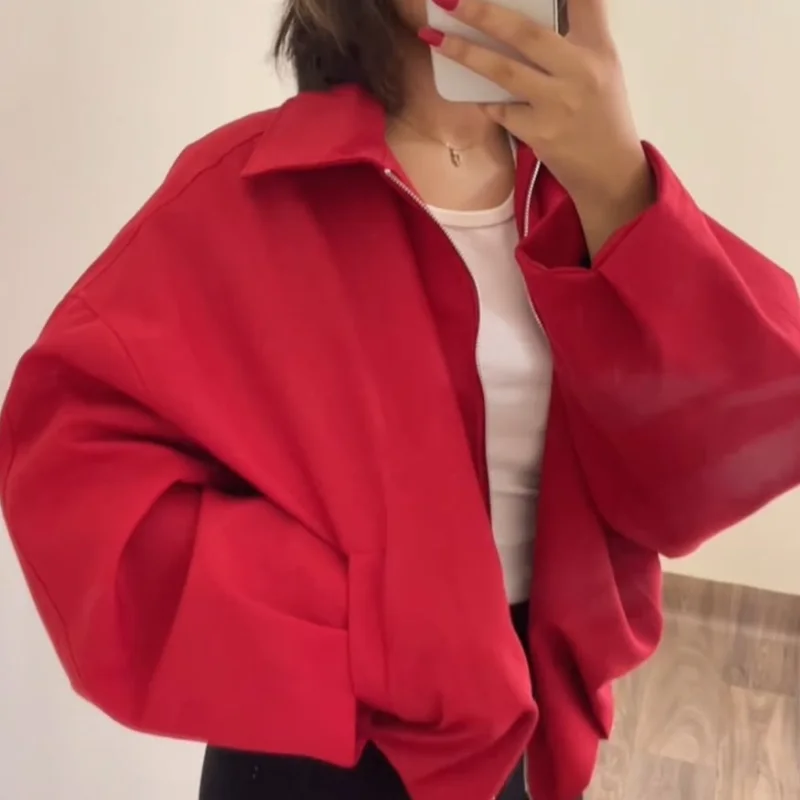 Oversized zip up Jacket