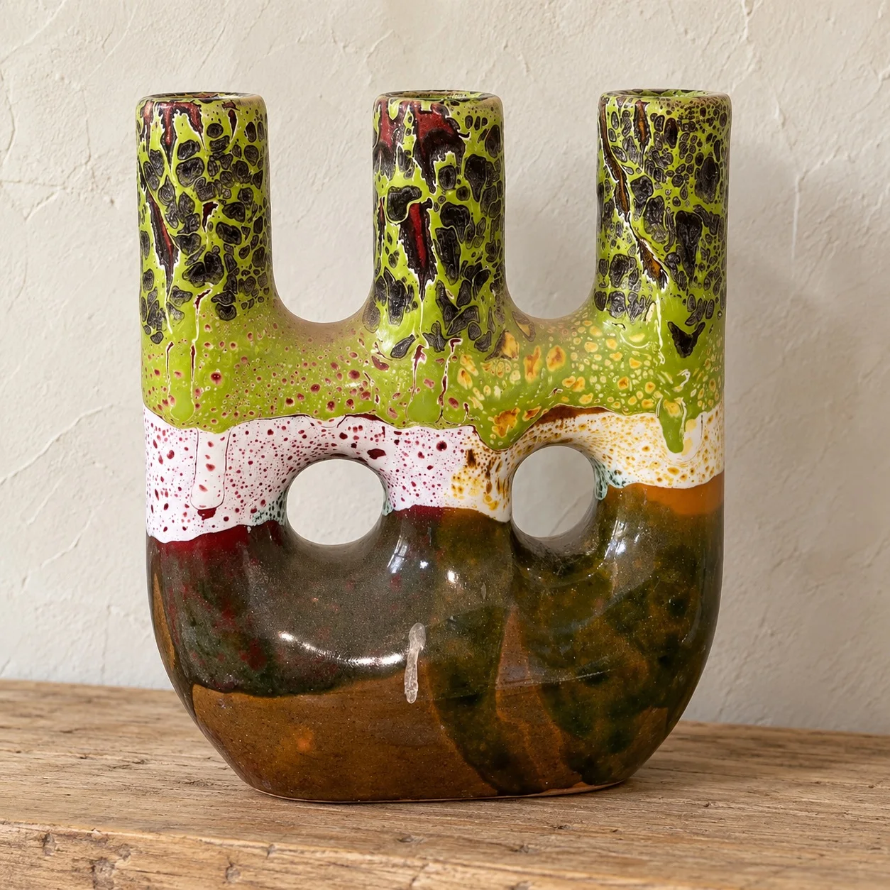 Lumières du Drâa — Three-Branch Candleholder | 27 cm