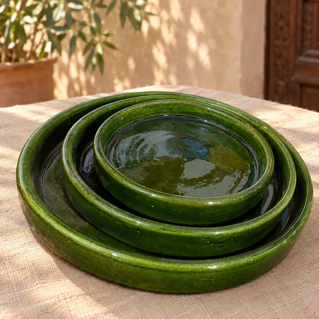 Tamegroute — Set of 3 Plates