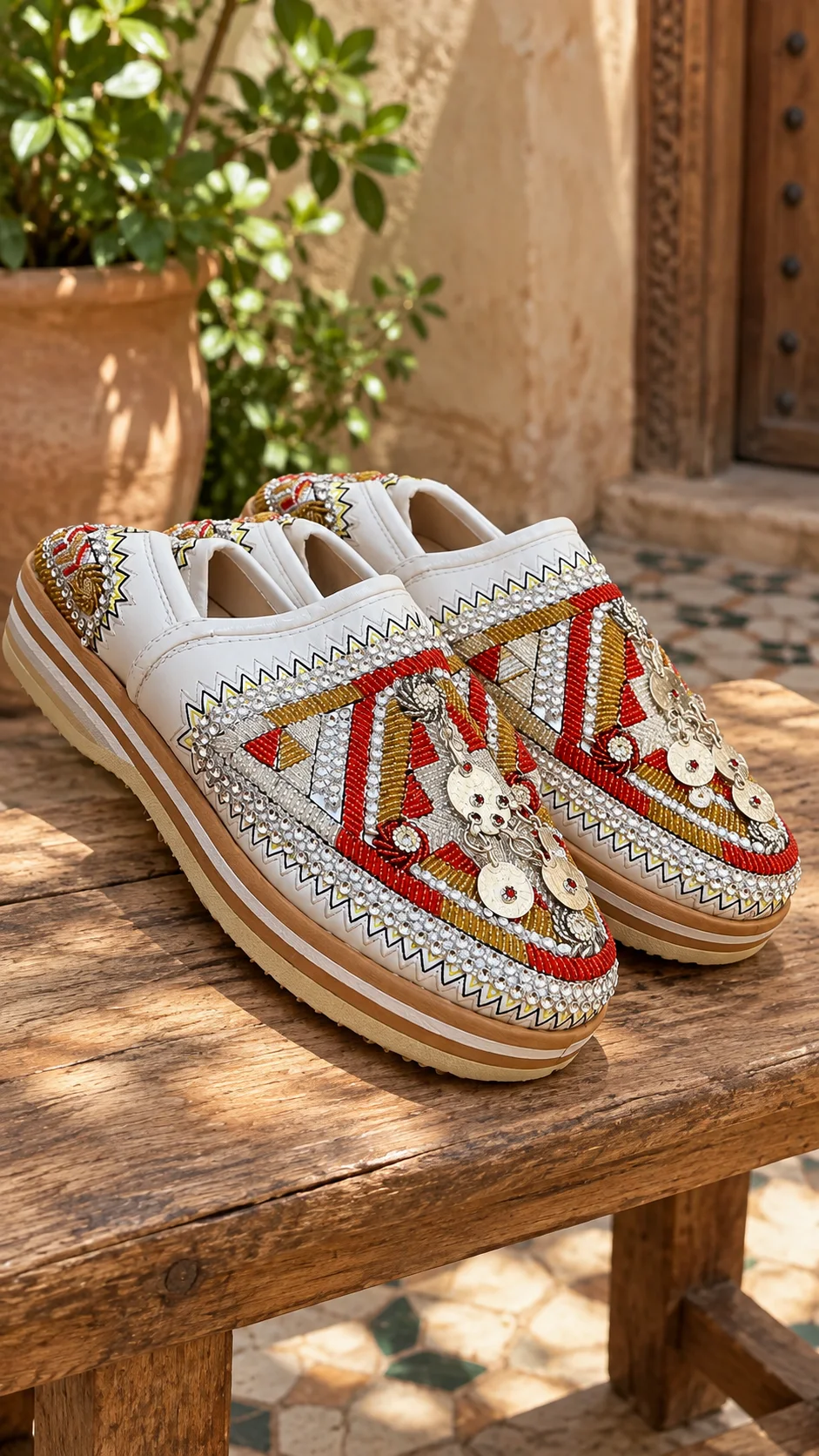Beaded Moroccan Babouches — Drâa Heritage