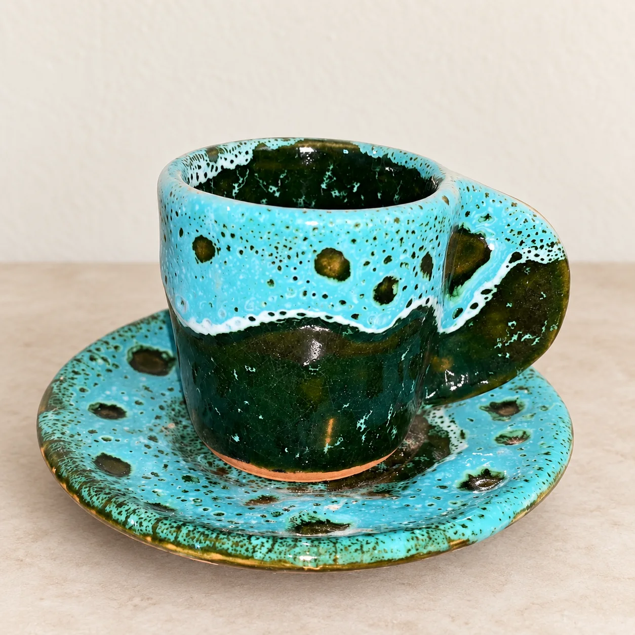 Handmade Drâa Cup & Saucer