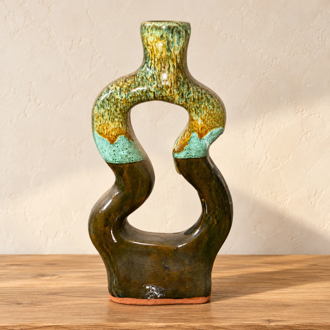 Arabesque du Drâa — Sculptural Artisan Candleholder