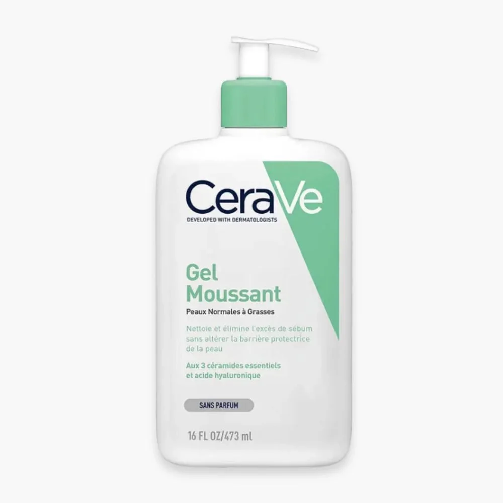CERAVE – Gel Moussant Nettoyant Peau Normale a Grasse – 473ml