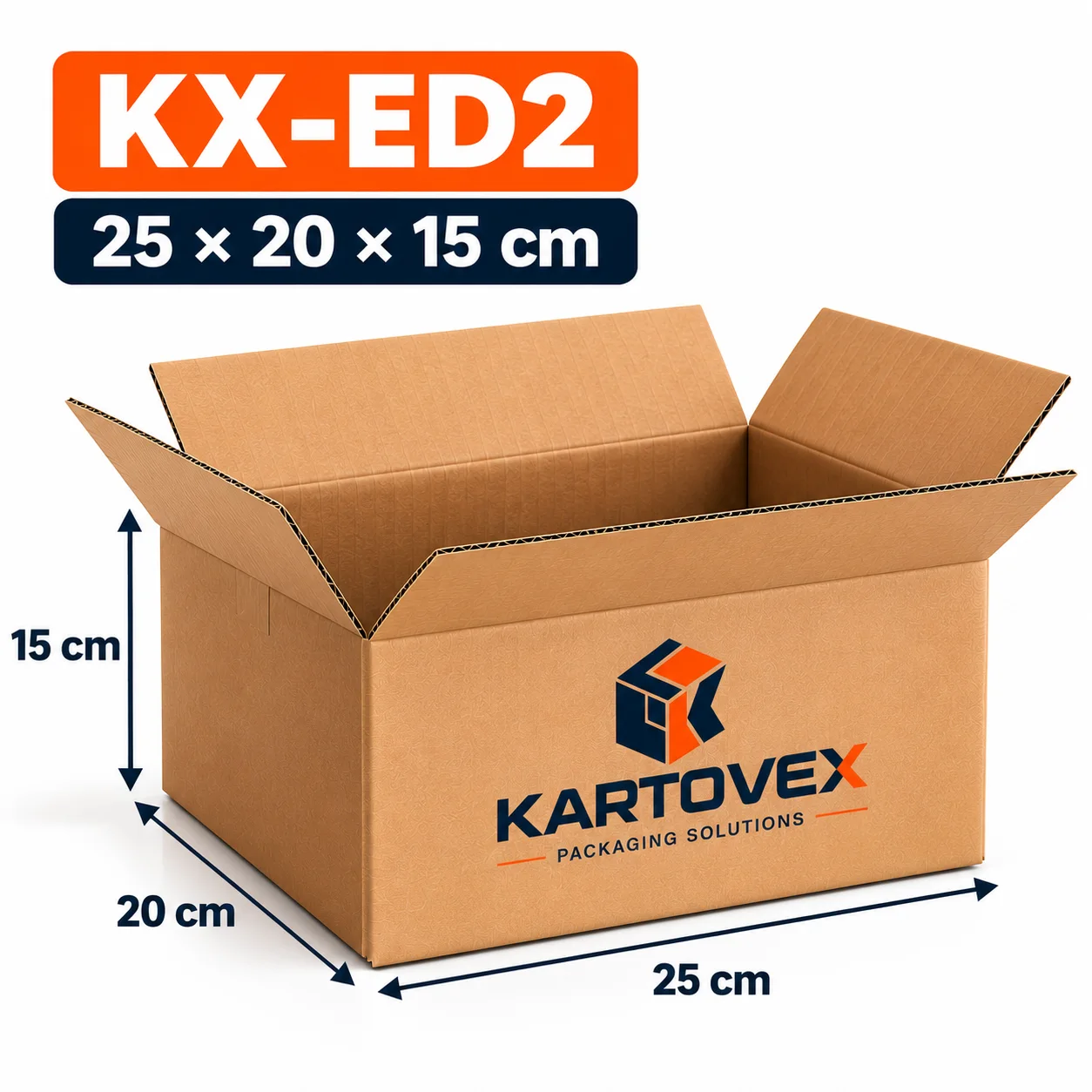 KX - ED 02 ( 25 X 20 X 15 CM ) = 1 DH