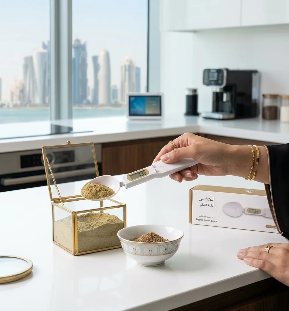 🏆 الملعقة الرقمية الذكية | دقة متناهية 0.1g
