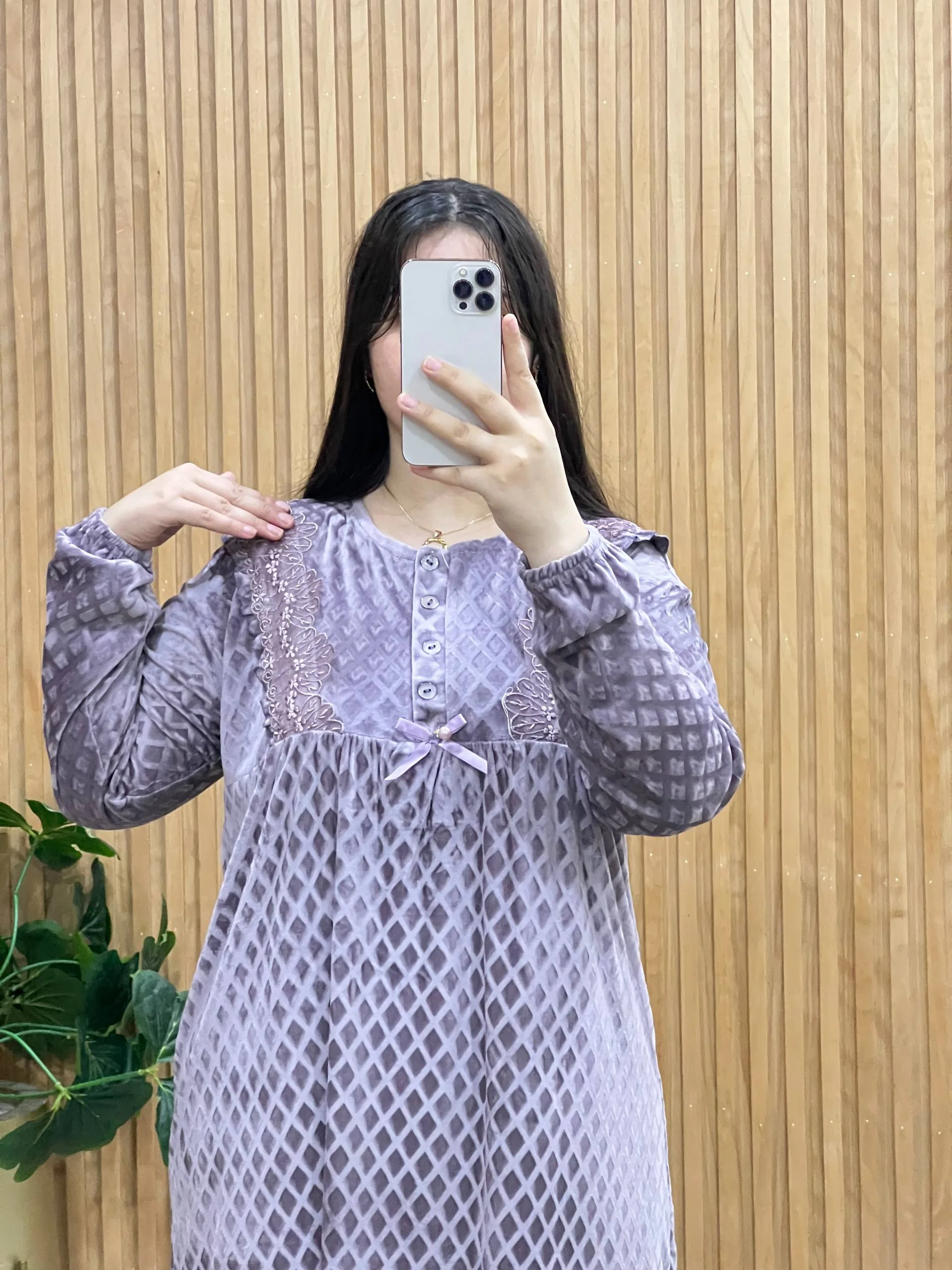 بجامة طويلة مبرة برناوت