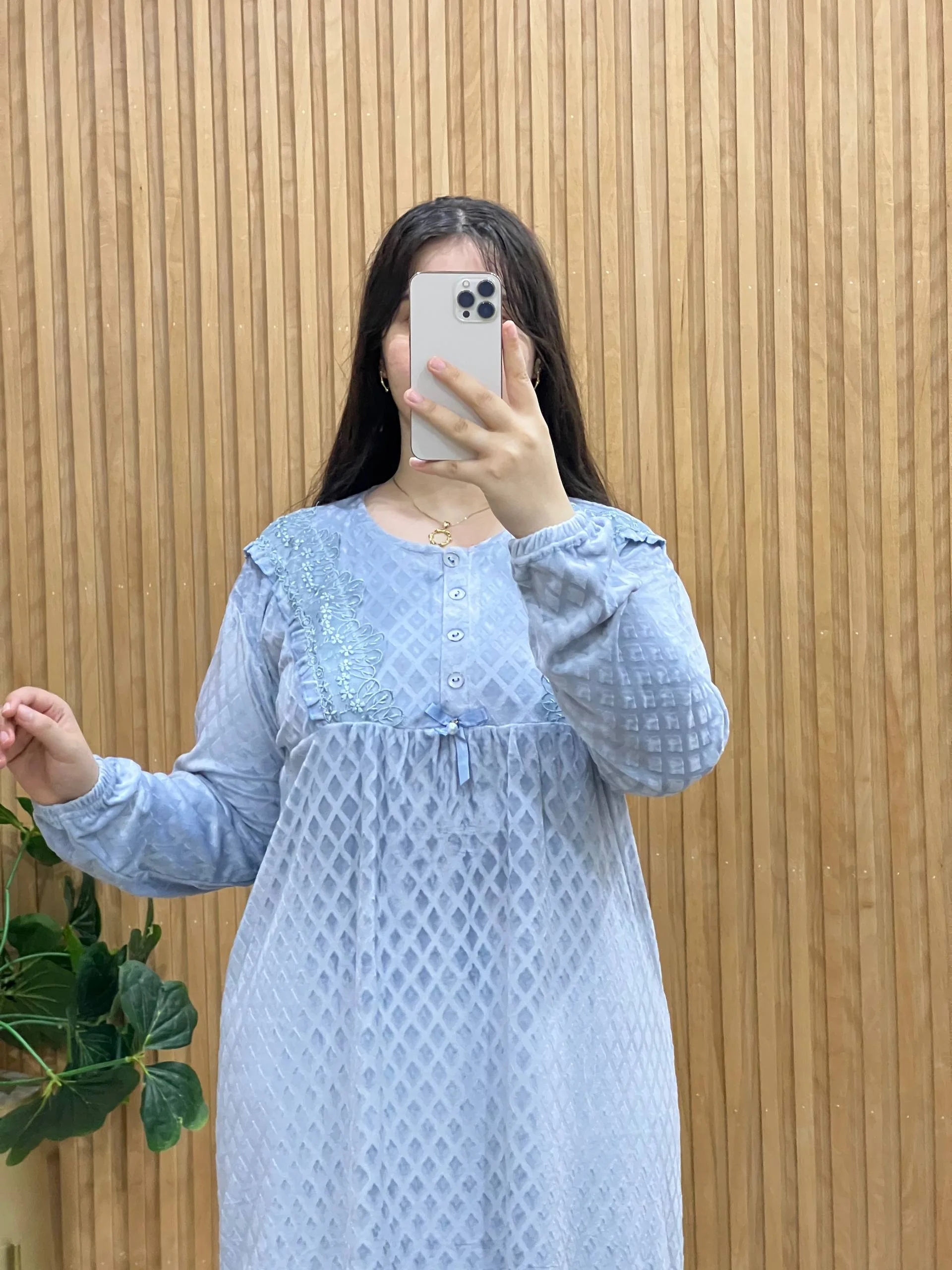 بجامة طويلة مبرة برناوت