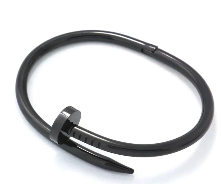 Bracelet Clou Noir Matte