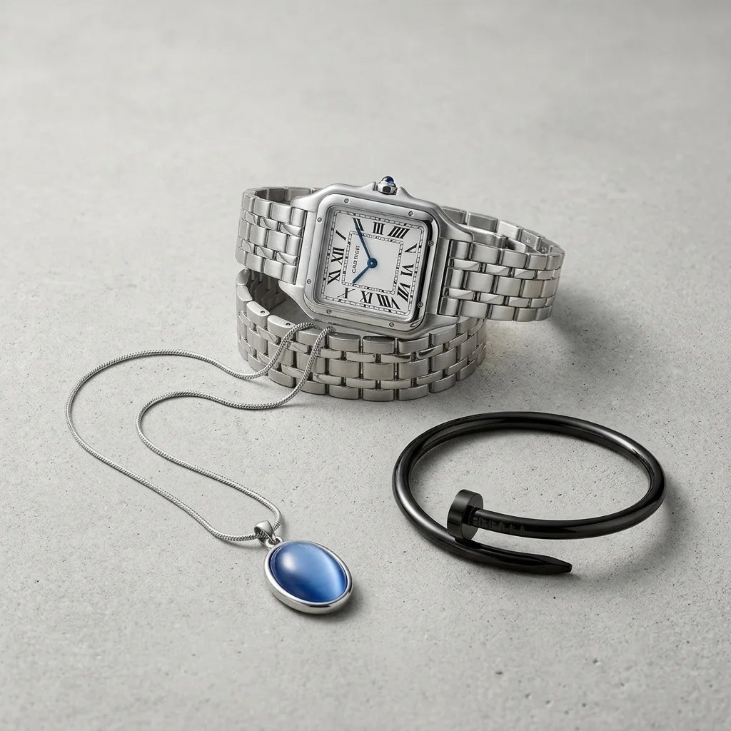 Pack Style Cartier + Pendentif Bleu
