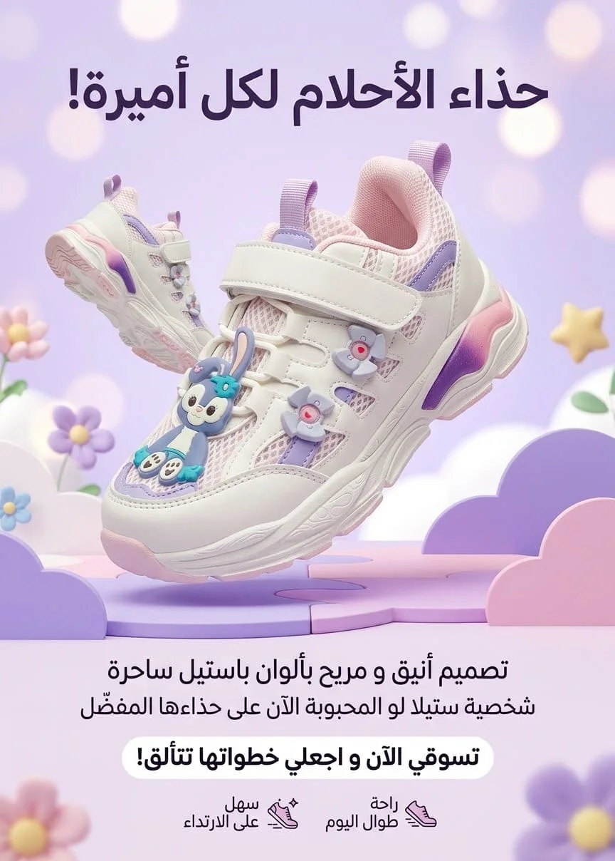 حذاء بناتي ستيلا لو كيوت ومريح Chaussure Stella Lou Fille Confortable