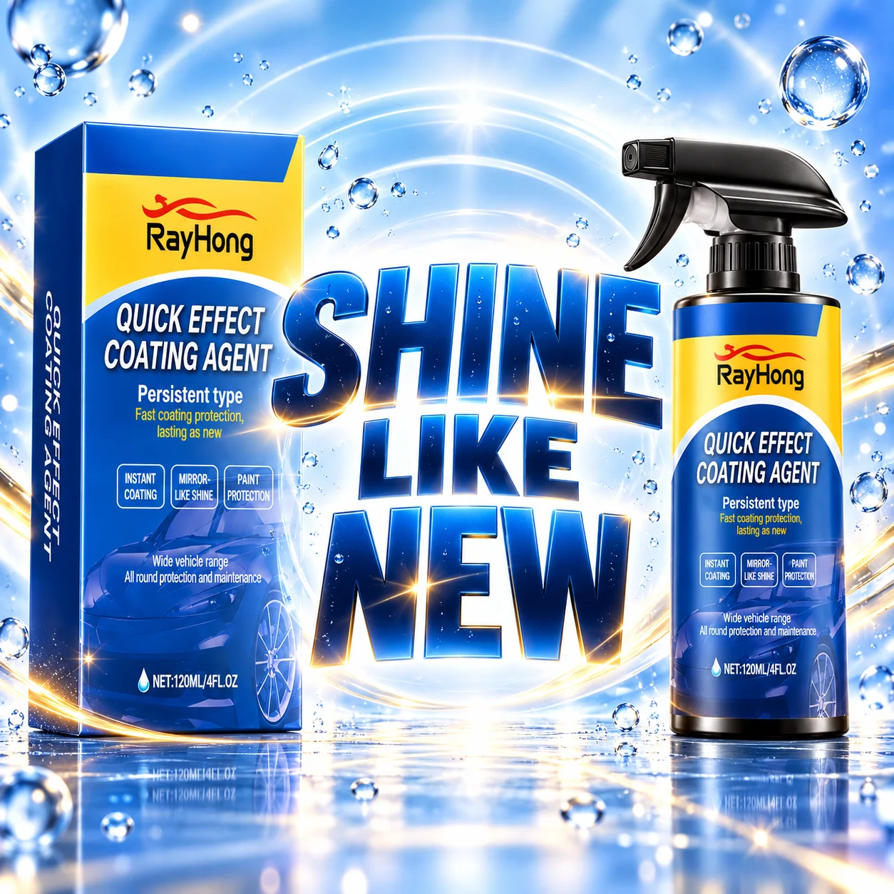 quick effect coating agent
