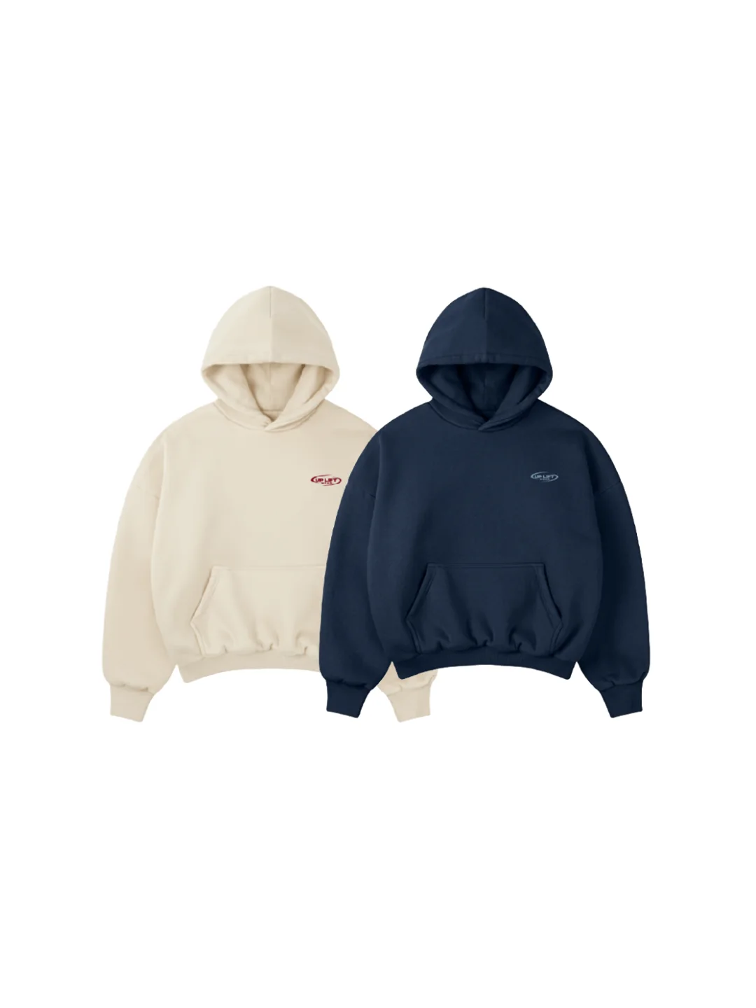 Essentials Hoodie 2-Pack - Creamy / Dark Navy