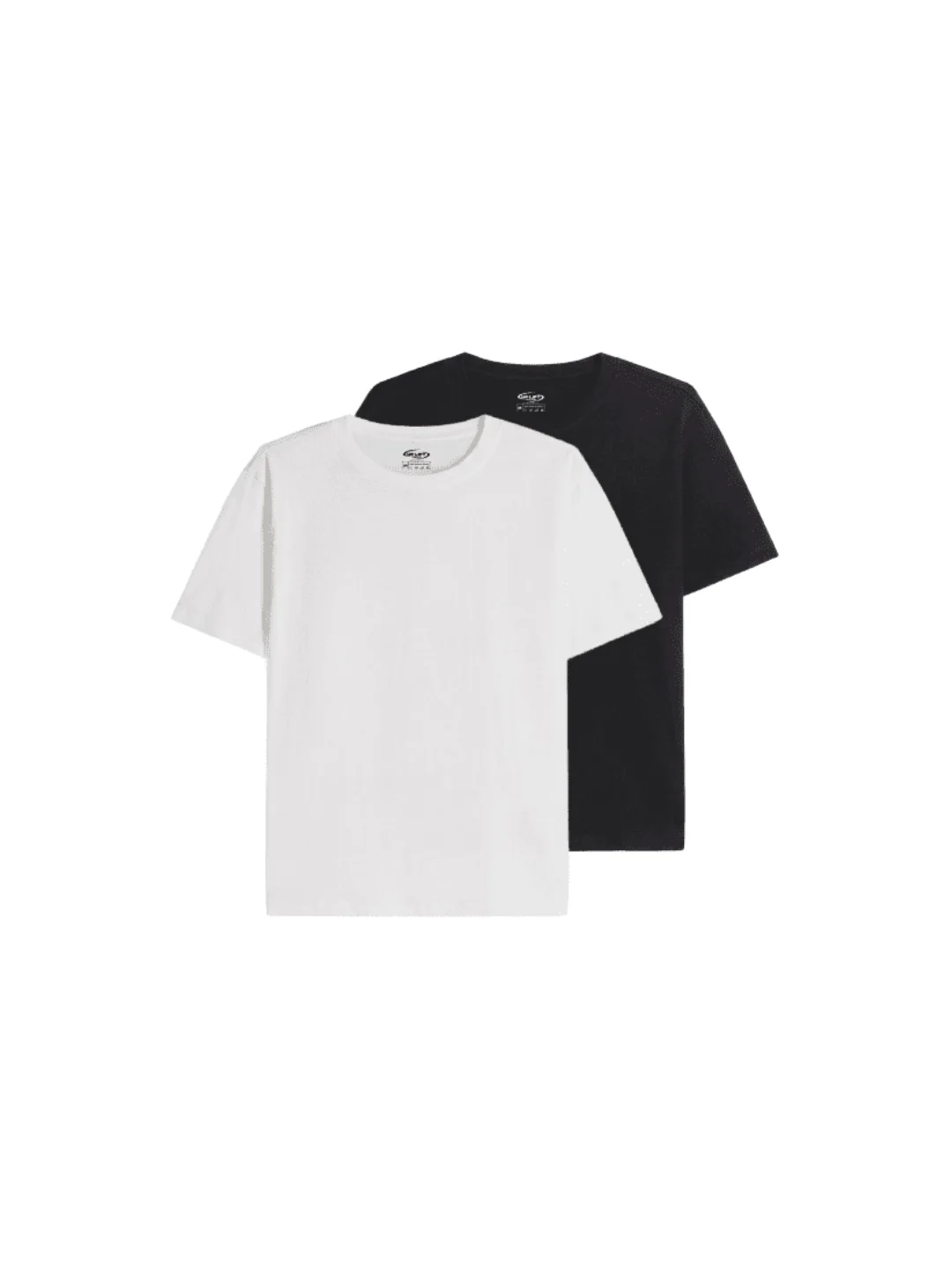 Fitted T-Shirt 2-Pack – Black & White