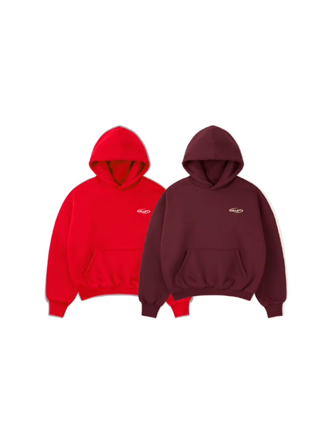 Essentials Hoodie 2-Pack - Burgundy / Red