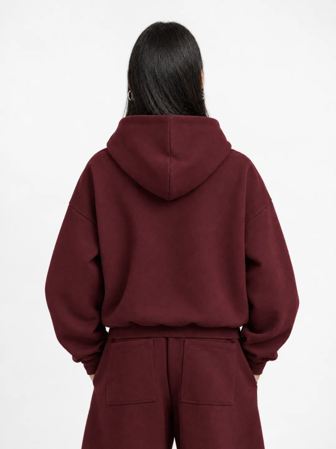 BURGUNDY  CORE HOODIE