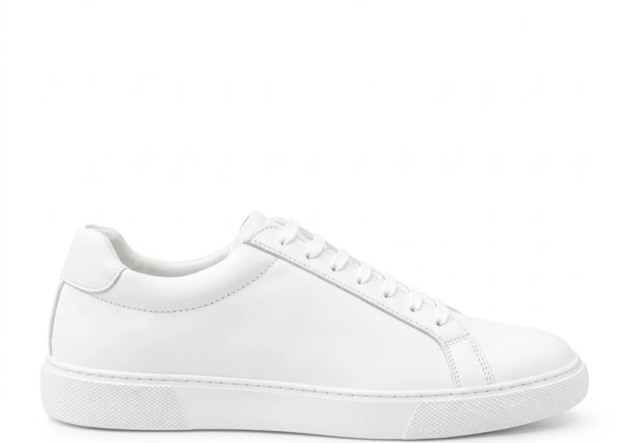 Sneaker Urbaine TS02 - Cuir Blanc