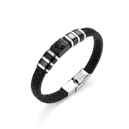Bracelet Motif Et Fermoir Acier Inoxydable