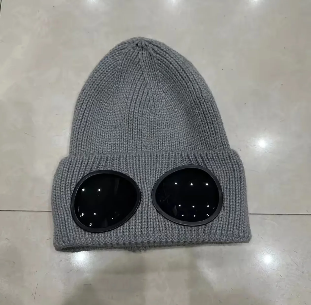 Knitted Goggles Hat