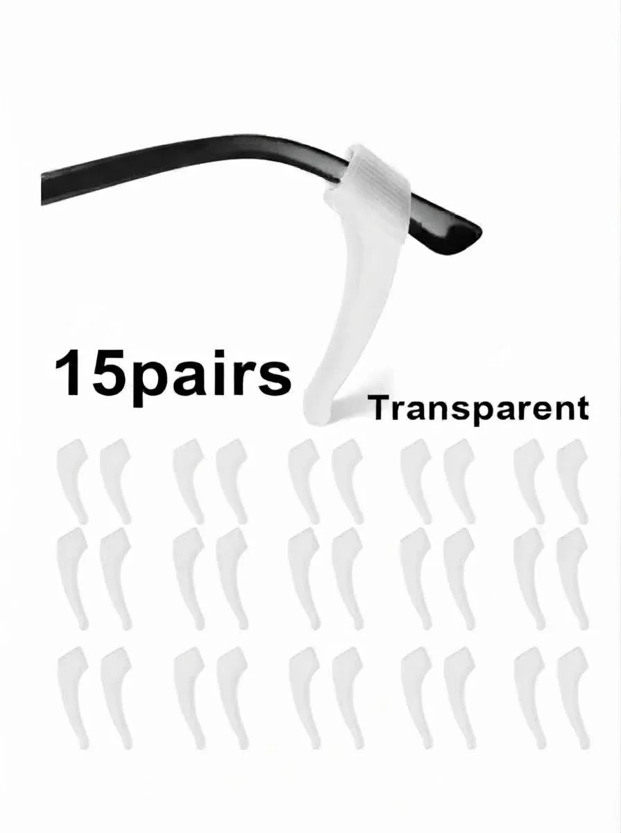 Anti-Slip Silicone Eyeglass Ear Grips (20Pcs/30Pcs)