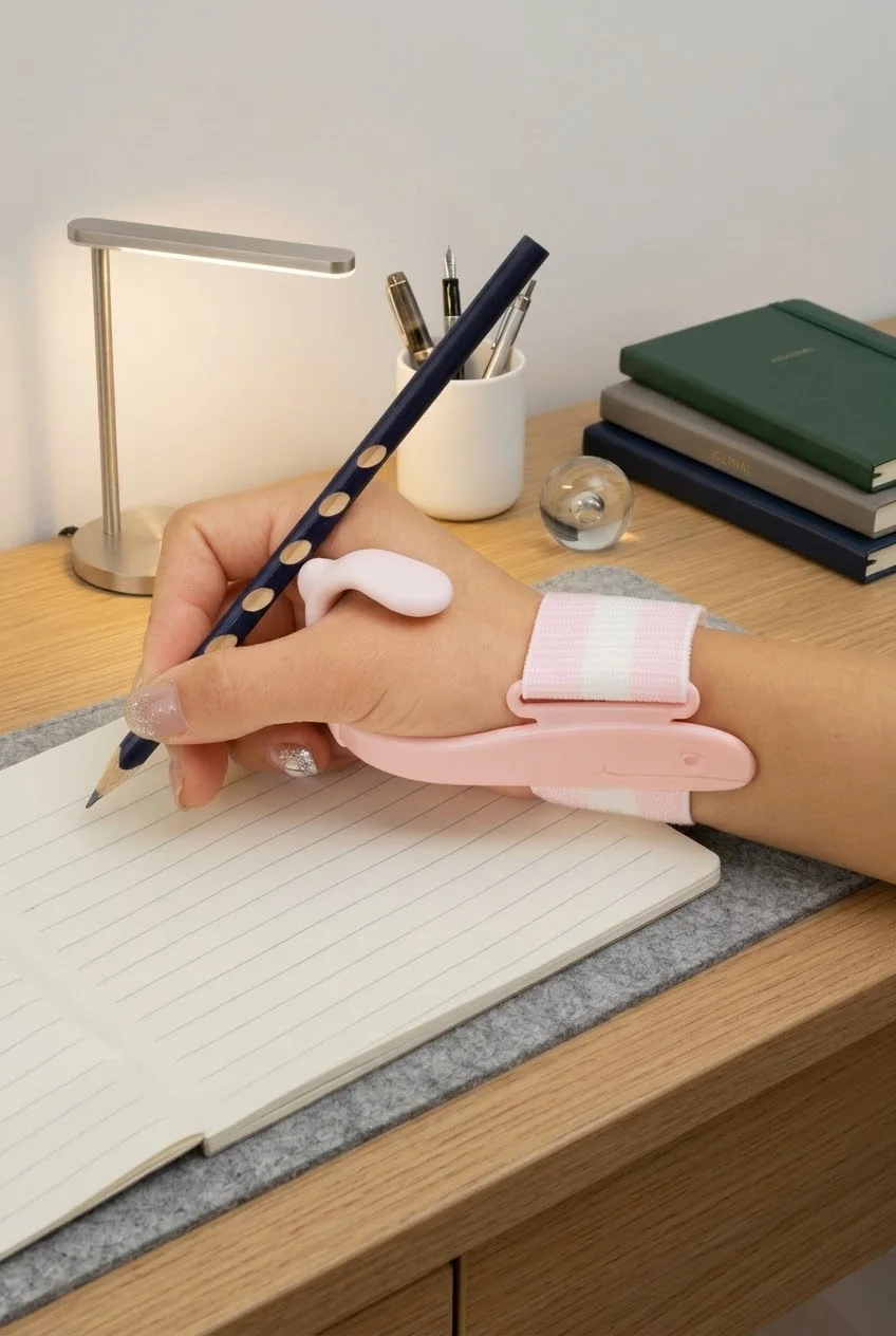 Silicone Right-Handed Wrist Correction Pen Holder