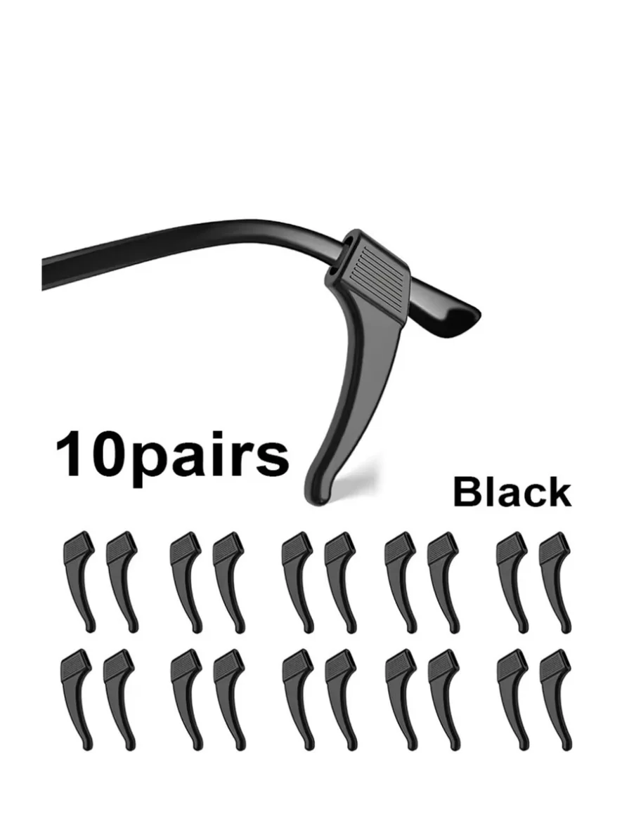 Anti-Slip Silicone Eyeglass Ear Grips (20Pcs/30Pcs)