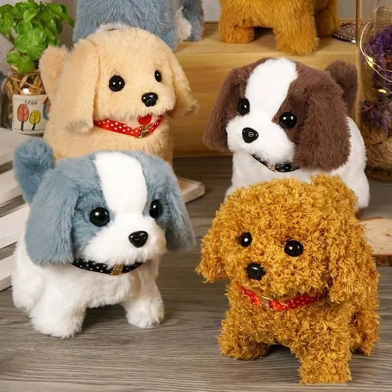 🐶 Pack de 4 Petits Chiens Jouets pour Enfants