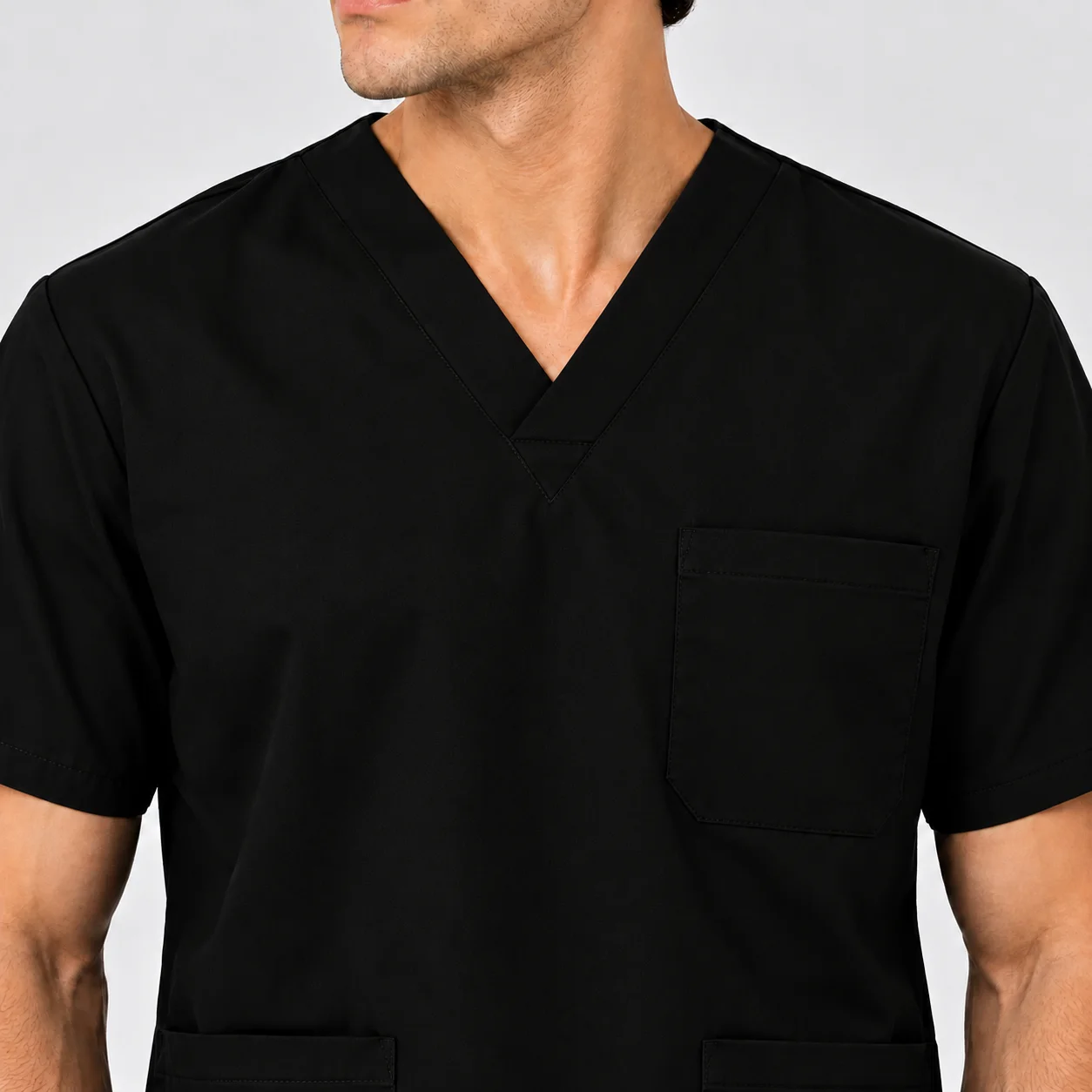 Tenue de Bloc Médicale Homme – Noir | Med Ora